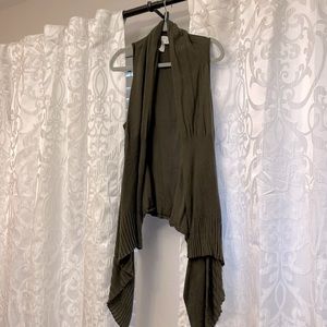 Olive green Coldwater creek vest